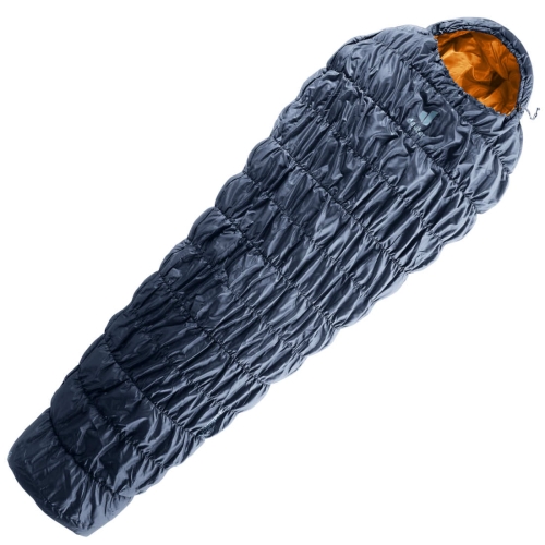 Śpiwór syntetyczny dla wysokich Deuter Exosphere +4C/39F EL – Ink-Maple