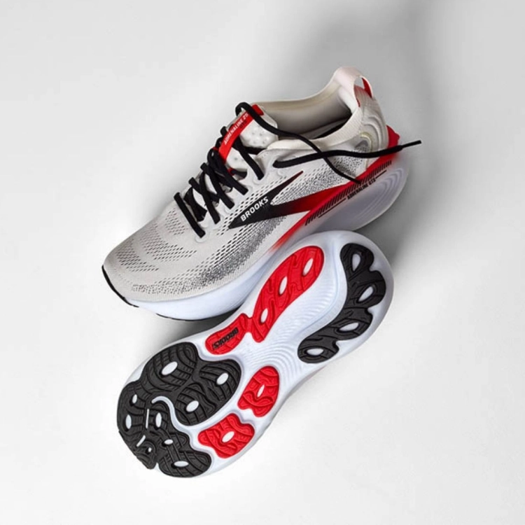 Męskie buty do biegania Brooks Adrenaline GTS 25 – White/Black/Red