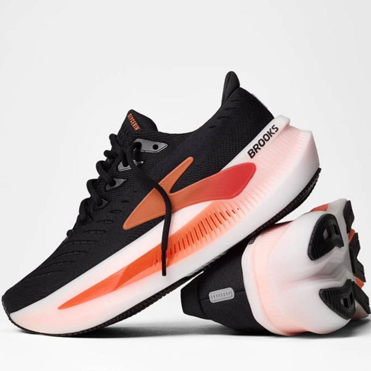 Męskie buty do biegania Brooks Glycerin Max 2 – Black/Tigerlilly/Orange