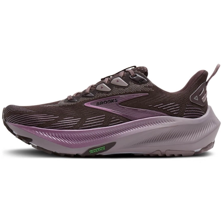 Damskie buty do biegania Brooks Ghost Trail – Raisin/Purple/Metal