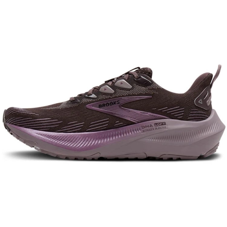 Damskie buty do biegania Brooks Ghost Trail – Raisin/Purple/Metal