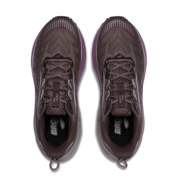 Damskie buty do biegania Brooks Ghost Trail – Raisin/Purple/Metal
