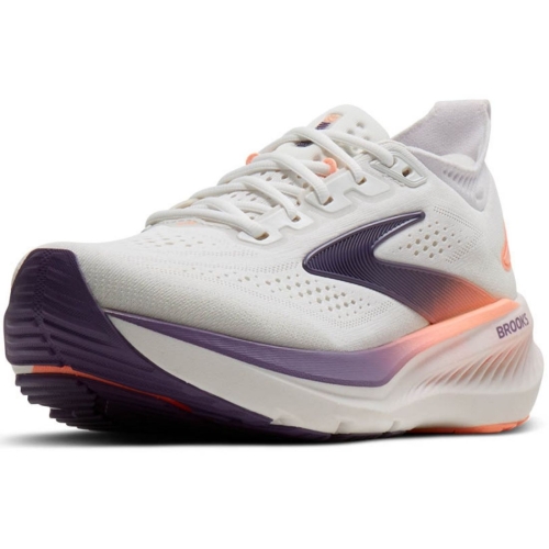Damskie buty do biegania Brooks Glycerin 23 – White/Mulled Grape/Clear