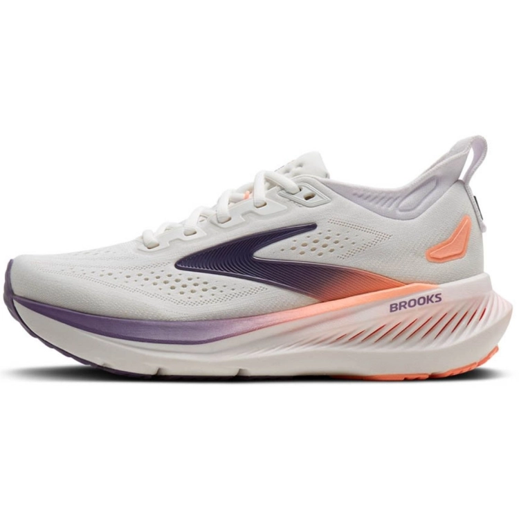 Damskie buty do biegania Brooks Glycerin 23 – White/Mulled Grape/Clear