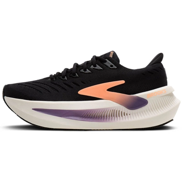 Damskie buty do biegania Brooks Glycerin Max 2 – Black/Peach/Clear