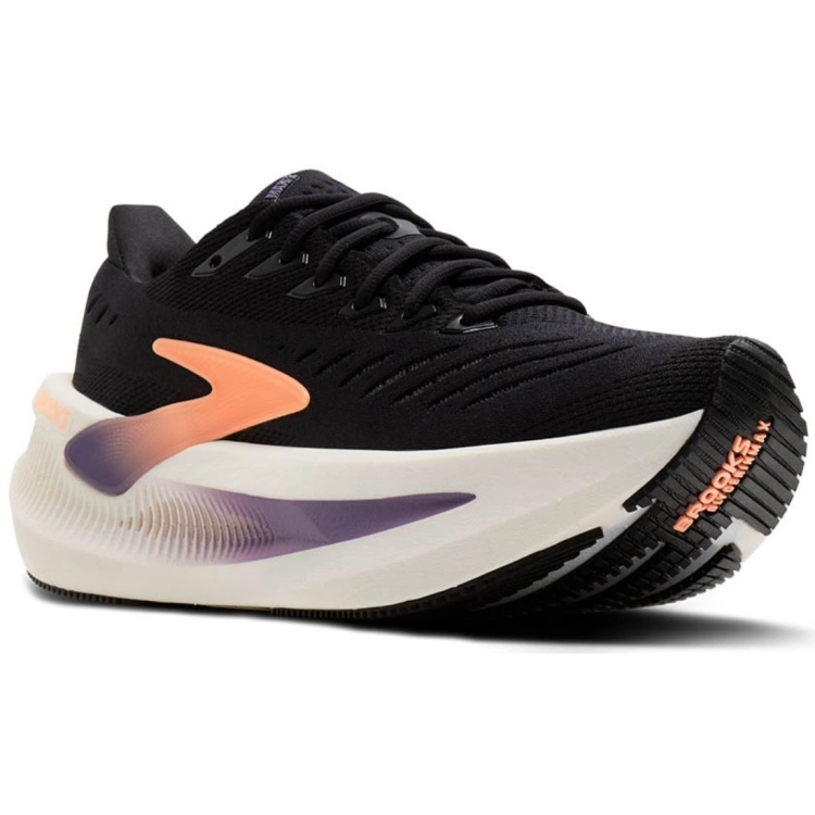 Damskie buty do biegania Brooks Glycerin Max 2 – Black/Peach/Clear