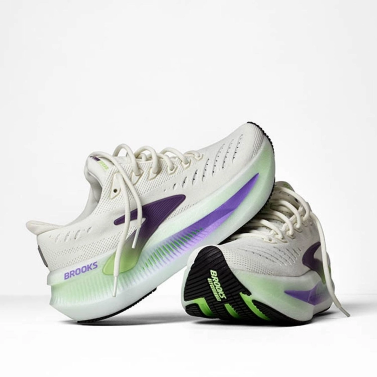 Damskie buty do biegania Brooks Glycerin Max 2 – Bluewash/Purple Hebe/Green