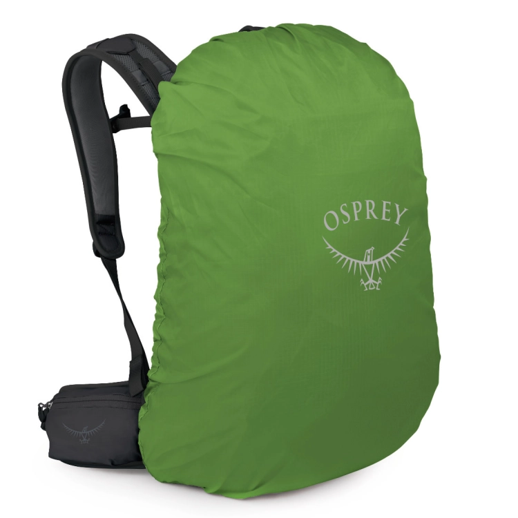Lekki plecak z wentylacją Osprey Hikelite 32 - Raven Black