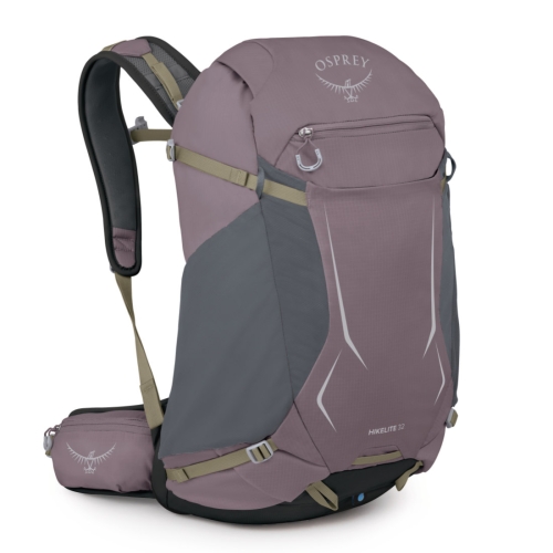 Lekki plecak z wentylacją Osprey Hikelite 32 - Graphite Purple
