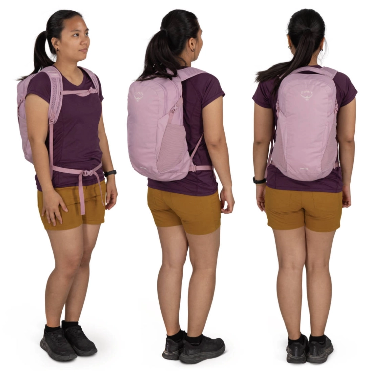 Uniwersalny plecak miejski Osprey Daylite - Iris Pink