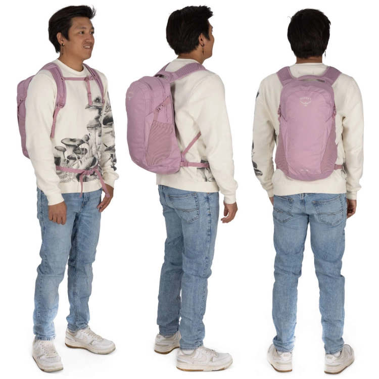 Uniwersalny plecak miejski Osprey Daylite - Iris Pink