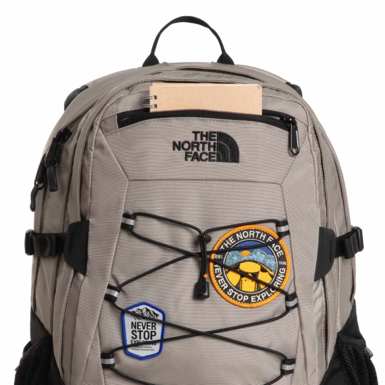 Plecak miejski The North Face Borealis Classic Patch - Stone Slab/TNF Black