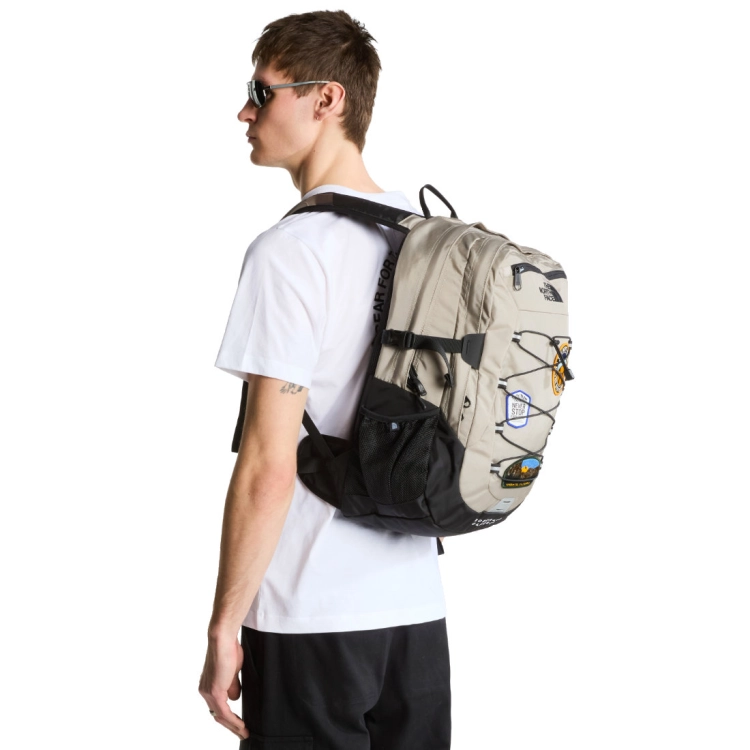 Plecak miejski The North Face Borealis Classic Patch - Stone Slab/TNF Black