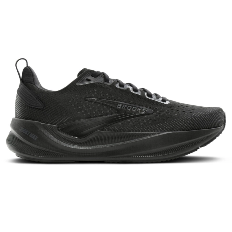 Męskie buty do biegania Brooks Ghost Max 4 – Black/Black/Ebony