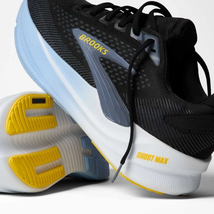 Męskie buty do biegania Brooks Ghost Max 4 – Black/Folkstone/Open Air