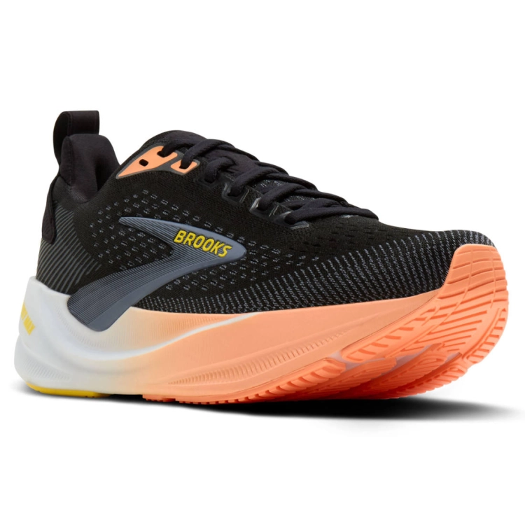 Damskie buty do biegania Brooks Ghost Max 4 – Black/Folkstone/Cyber Peach