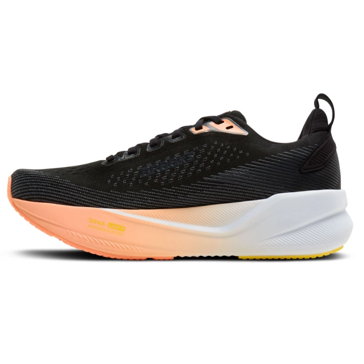 Damskie buty do biegania Brooks Ghost Max 4 – Black/Folkstone/Cyber Peach