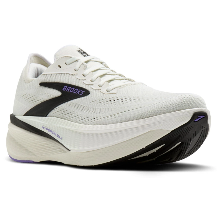 Męskie buty do biegania Brooks Hyperion Max 4 – Grey/Black/Purple Hebe
