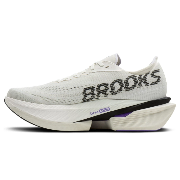Męskie buty do biegania Brooks Hyperion Max 4 – Grey/Black/Purple Hebe