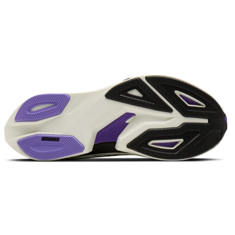 Męskie buty do biegania Brooks Hyperion Max 4 – Grey/Black/Purple Hebe