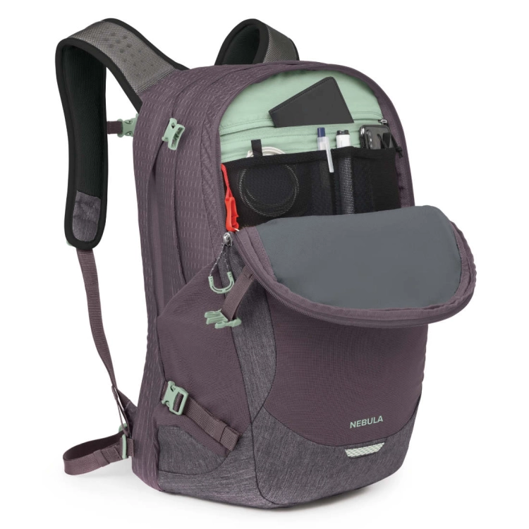 Miejski plecak na laptopa Osprey Nebula – Graphite Purple Heather