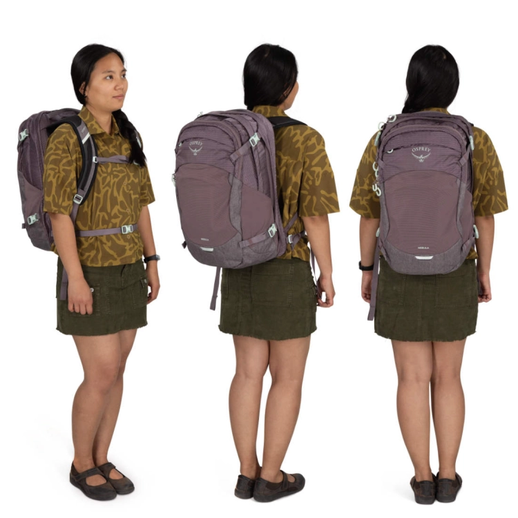 Miejski plecak na laptopa Osprey Nebula – Graphite Purple Heather