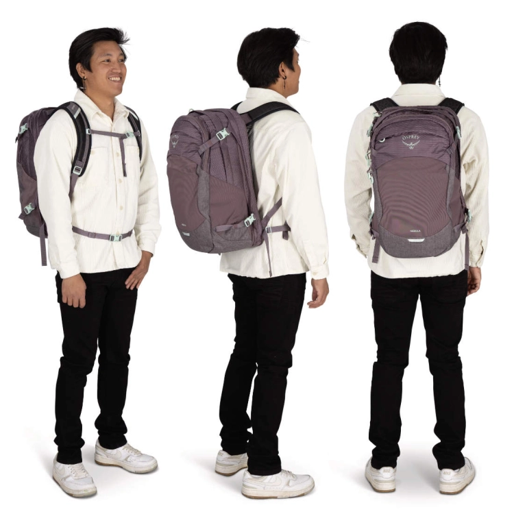 Miejski plecak na laptopa Osprey Nebula – Graphite Purple Heather