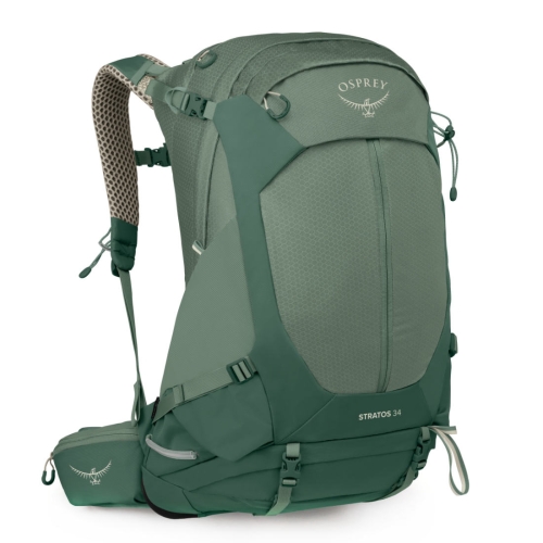 Męski plecak hikingowy Osprey Stratos 34 – Pine Leaf Green