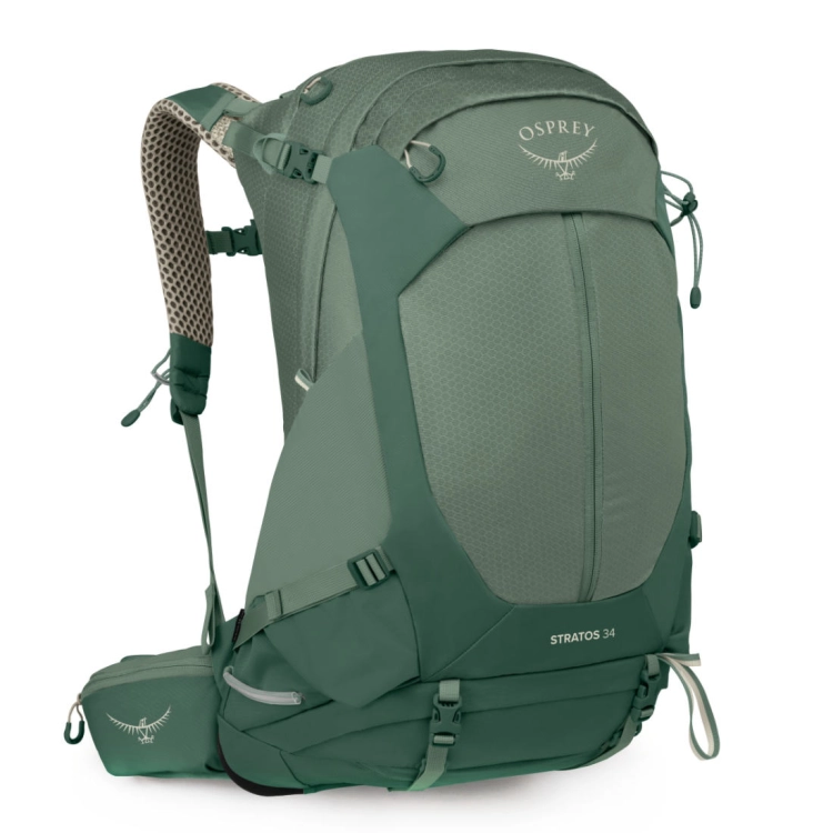Męski plecak hikingowy Osprey Stratos 34 – Pine Leaf Green