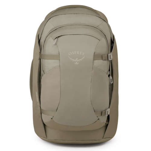 Damski plecak podróżny Osprey Fairview 70 - Sawdust-Olive Tan