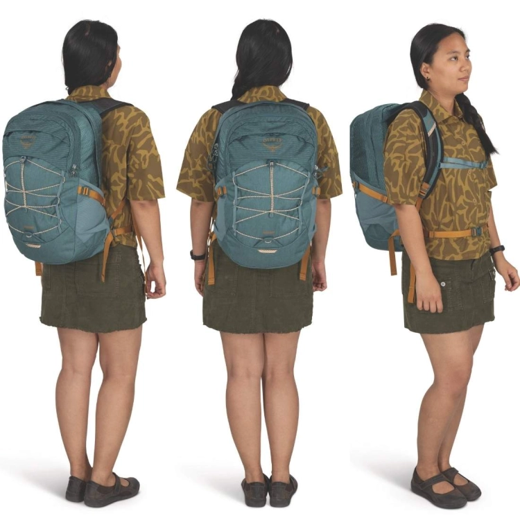 Pojemny plecak na laptopa Osprey Quasar – Torrent Blue Heather