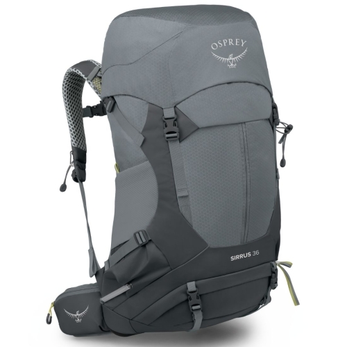 Dwukomorowy plecak damski Osprey Sirrus 36 – Medium Grey