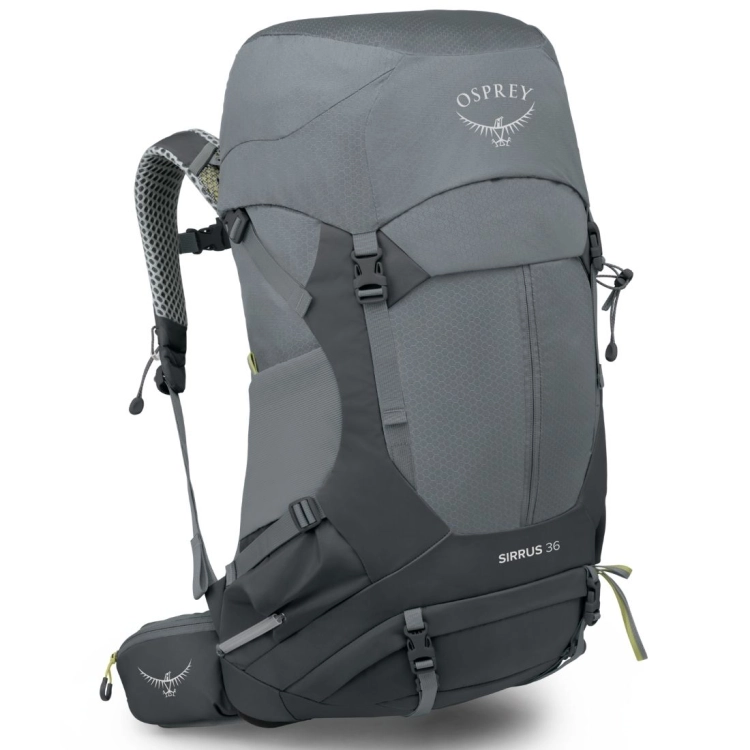Dwukomorowy plecak damski Osprey Sirrus 36 – Medium Grey