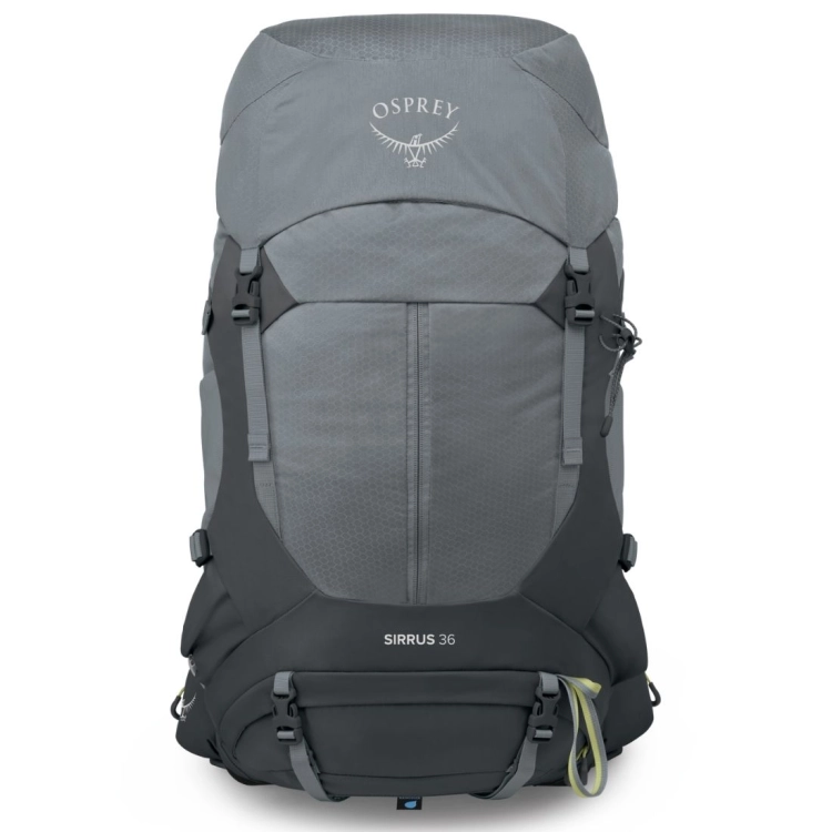 Dwukomorowy plecak damski Osprey Sirrus 36 – Medium Grey