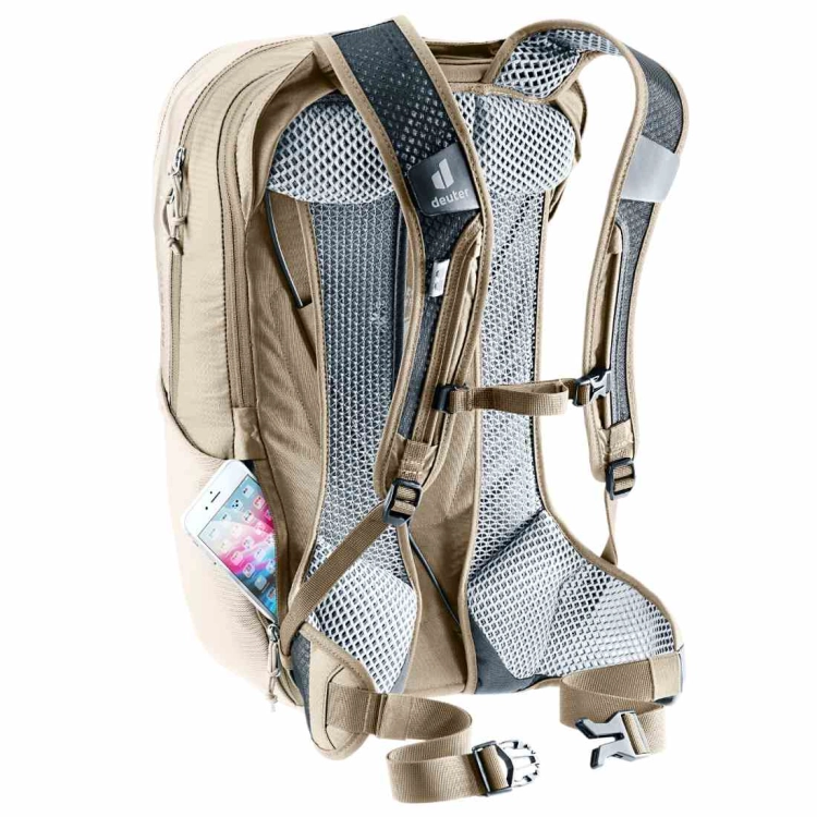 Lekki plecak rowerowy Deuter Race Air 14+3 - Alu-Greystone