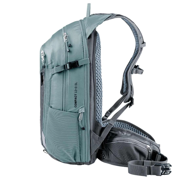Damski plecak rowerowy Deuter Compact 12+3 SL - Graphite-Shale