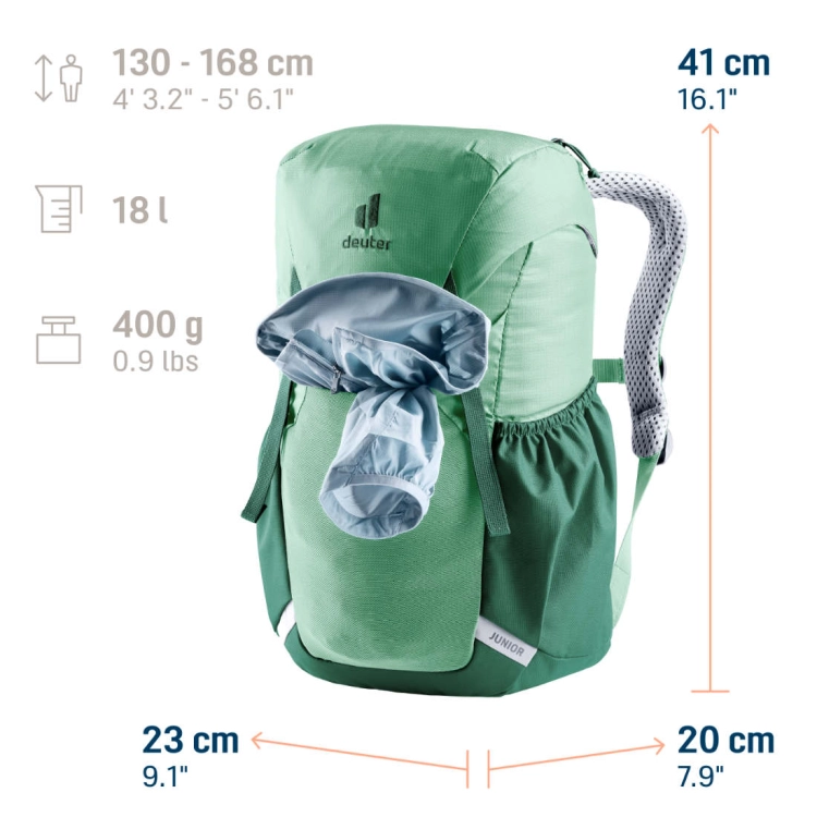 Plecak dla dzieci Deuter Junior - Spearmint-Seagreen