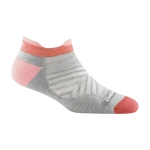 Skarpety Darn Tough Women's Run No Show Tab Cushioned Ultra-Lightweight Running Sock – Ash