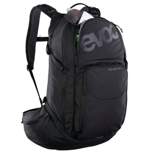 Duży plecak rowerowy Evoc Explorer PRO 30 - Black