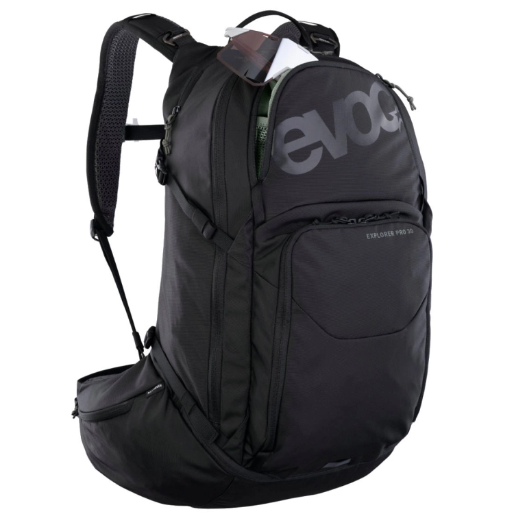 Duży plecak rowerowy Evoc Explorer PRO 30 - Black