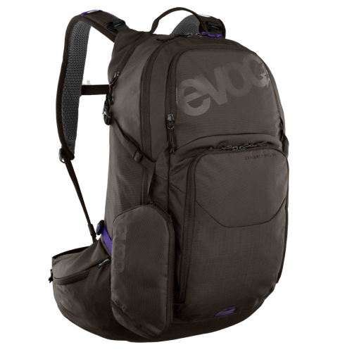Duży plecak rowerowy Evoc Explorer PRO 30 - Coffee