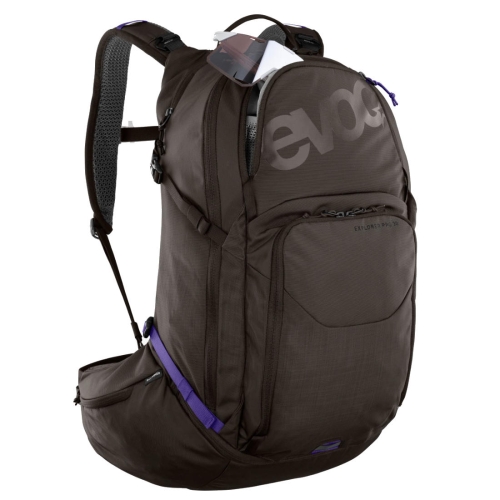Duży plecak rowerowy Evoc Explorer PRO 30 - Coffee
