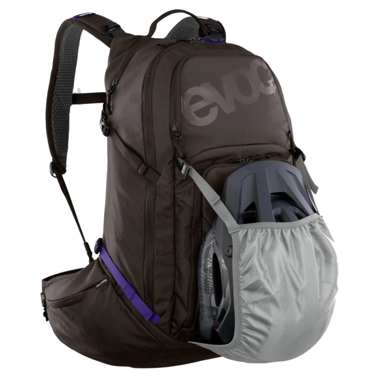 Duży plecak rowerowy Evoc Explorer PRO 30 - Coffee