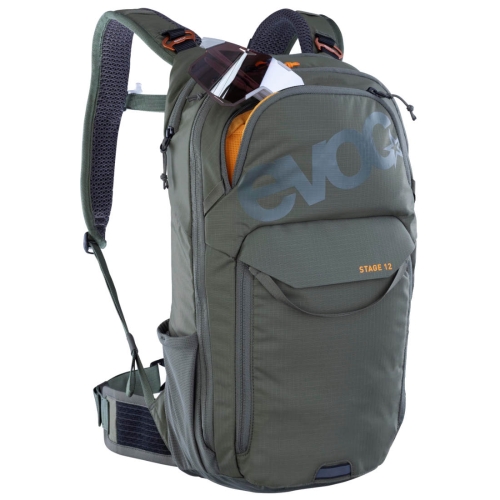 Kompaktowy plecak rowerowy Evoc Stage 12 - Dark Olive