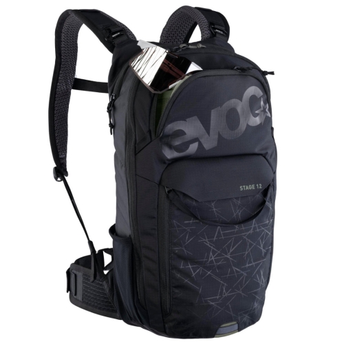 Kompaktowy plecak rowerowy Evoc Stage 12 - Black
