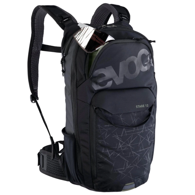 Kompaktowy plecak rowerowy Evoc Stage 12 - Black