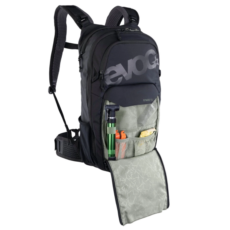 Kompaktowy plecak rowerowy Evoc Stage 12 - Black