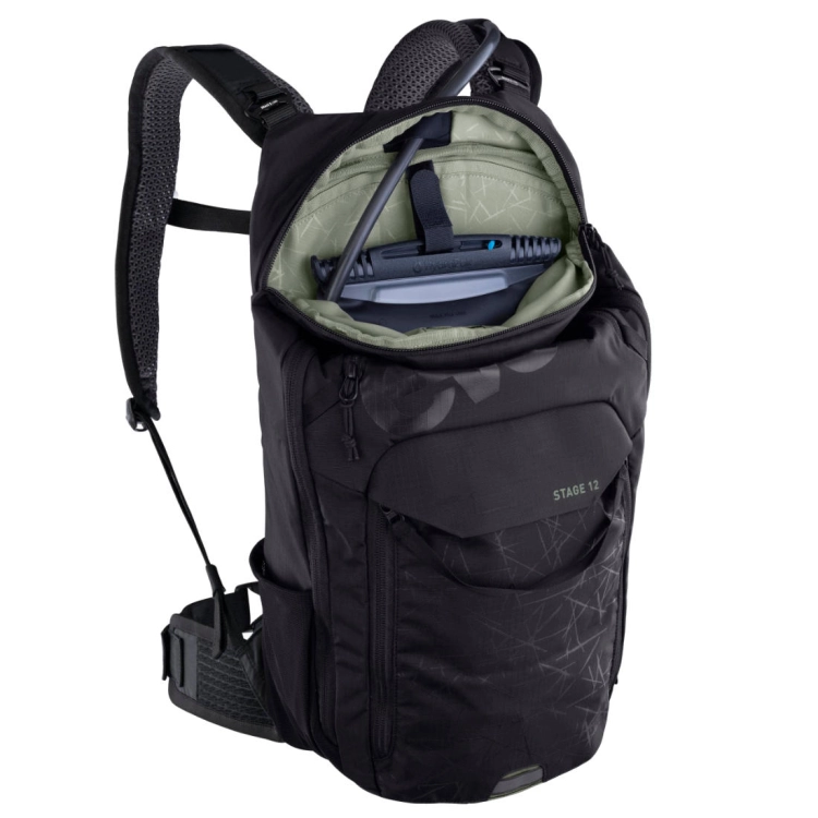 Kompaktowy plecak rowerowy Evoc Stage 12 - Black