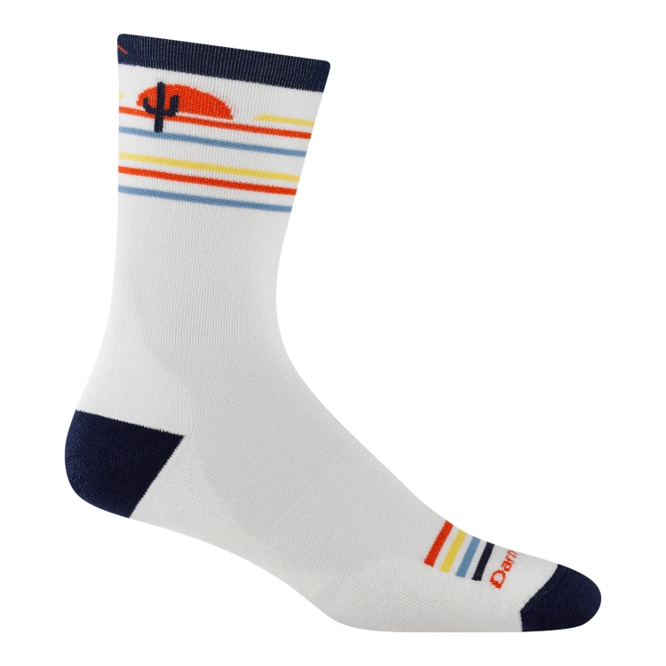 Skarpety Darn Tough Men's Frontrunner Micro Crew Ultra-Lightweight Running Socks – White