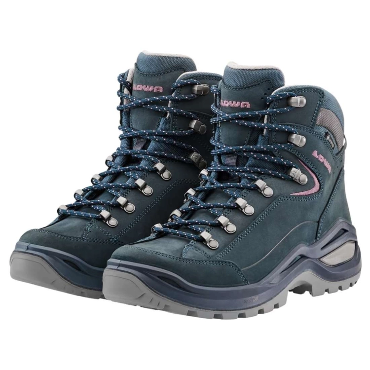 Damskie buty trekkingowe Lowa Renegade EVO GTX MID Ws – Steelblue/Oldrose